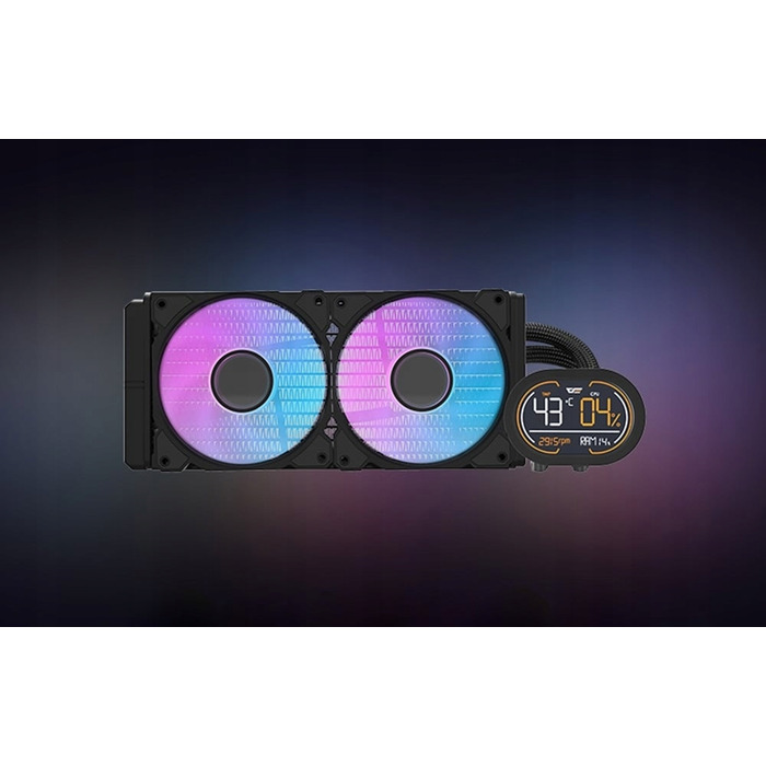 Рідинне охолодження процесора Darkflash DH240D v2 (чорне)