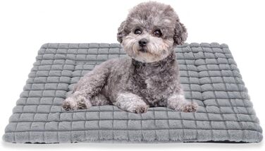 М'яке ортопедичне ліжко для собак BVAGSS, 60x45 см, сірого кольору. Зручна, миюча, з неслизьким дном. Підходить для собак маленьких, середніх та великих порід.