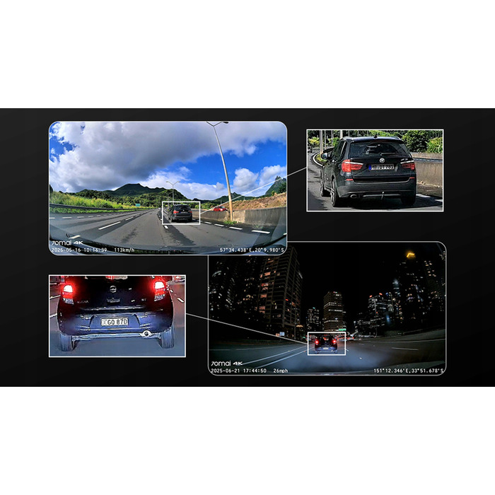 Автомобільний відеореєстратор 70mai Dash Cam A810S 4K HDR