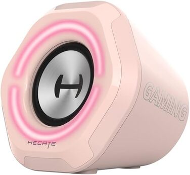 Edifier G2000 Bluetooth ігрова колонка з RGB-підсвічуванням та 3 режимами звучання. Підтримка Bluetooth, USB та 3.5mm аудіороз'єм. (Рожевий)