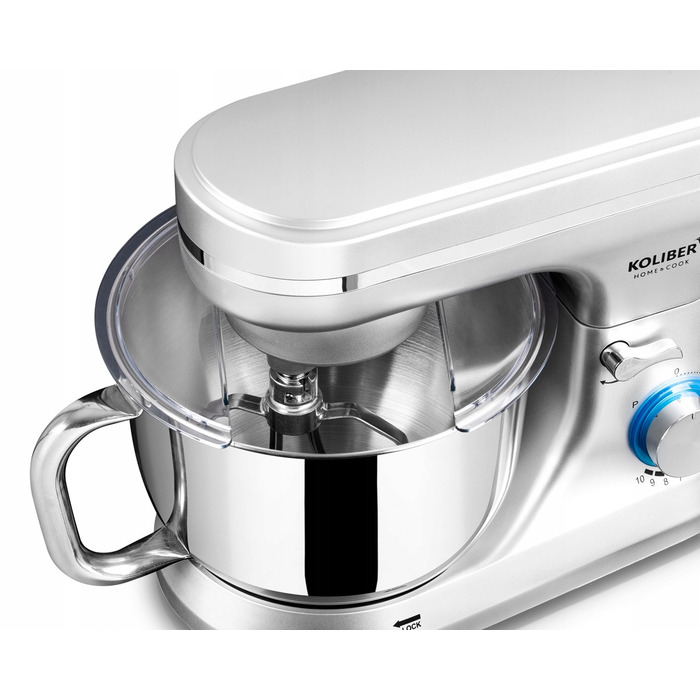 Кухонний комбайн Koliber ROBOMAX X-2400-W 1300 Вт, сріблястий/сірий