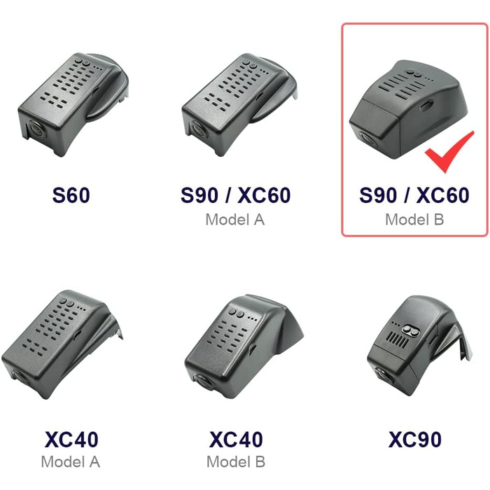 Відеореєстратор FITCAMX для Volvo XC60/S90/V90 (2022-2026) 4K UHD Dual, WiFi, G-сенсор, 128GB карта
