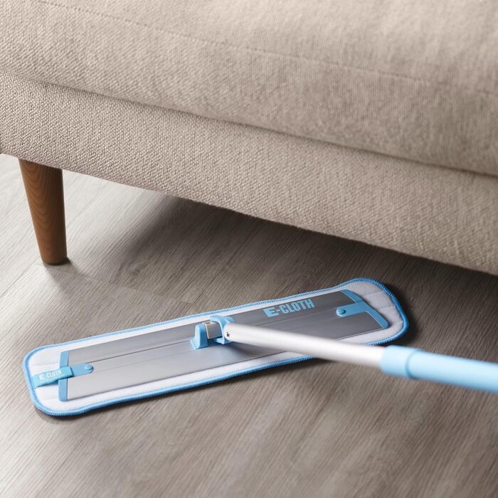E-Cloth Deep Clean Mop Head, microfiber replacement for floor cleaning, ideal for hardwood, laminate, tile, and stone floors, washable and reusable, 4 pack