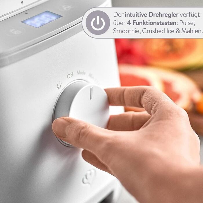 Hochleistungsmixer SPRINGLANE Hanno 2000W: 4 програми, самоочищення, 2.5л Tritan, без BPA, з нержавіючою сталею, To-Go пляшка