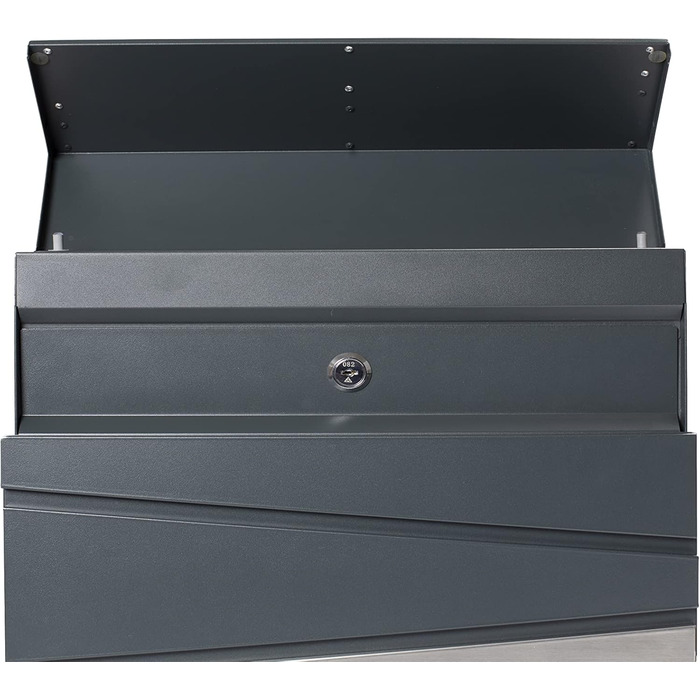 Поштовий ящик ARREGUI Armor E6905 антрацит з газетницею, сталь, розмір M (DIN A4)