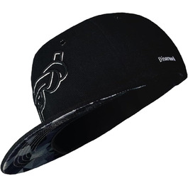 Кепка Snapback Nebelkind для чоловіків та жінок, чорна, універсальний розмір, регульована, unisex, стильна бейсболка в стилі streetwear, ретро