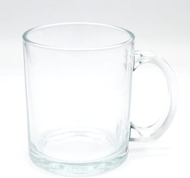 Склянка для сублімації MR.R 11oz, прозора, набір 6 шт, кухоль із ручкою для термопереносу