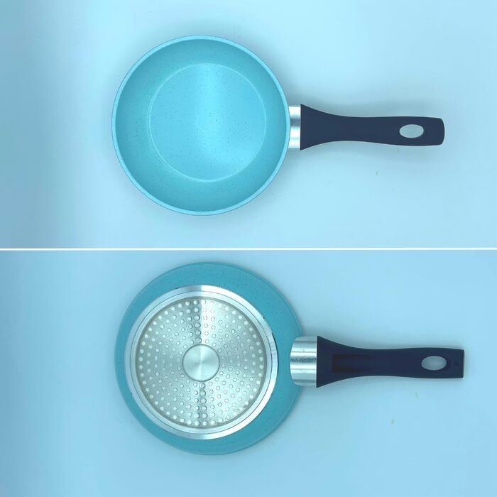 Набір сковорідок Starlyf Jade Pan Set: алюмінієвий, 5 предметів (3 сковороди, 2 кришки), антипригарне покриття Jade