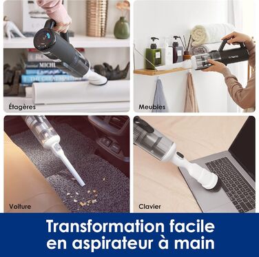 Тінеко Floor One S5 Combo: бездротовий пилосос для вологого та сухого прибирання, з інтелектом, для видалення бруду та шерсті тварин, легкий, тихий, з дисплеєм