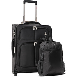 Розширюваний ручний багаж Aerolite 55x40x20/23 см - Сумісний з Lufthansa, Eurowings, Condor, SunExpress, TUI та іншими авіакомпаніями