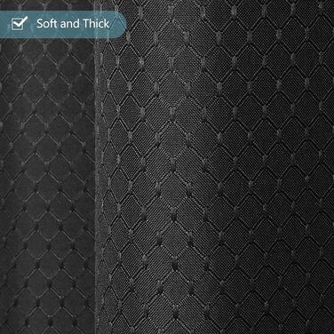 Шторка для душу Furlinic Textile Anti-Schimmel, водонепроникна, чорна, з 8 кільцями, 120x200 см. Тканина поліестер, для ванної кімнати