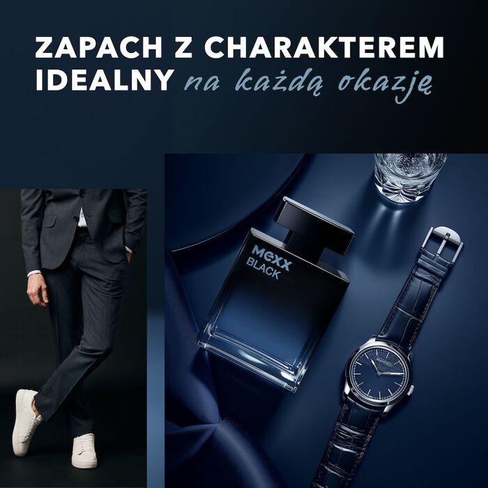Чоловіча туалетна вода Mexx Black for Him, чорний перець та кедр, 50 мл