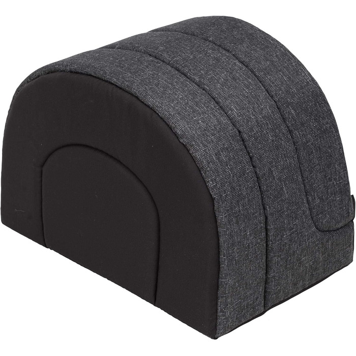 Будка для собак, лежанка для собак, хатинка для собак, будиночок для котів, місце для сну XL - 60x49 см, чорний колір