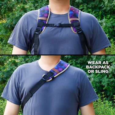 Рюкзак для камери GoProve: DSLR рюкзак для подорожей, з місцем для камери, аксесуарів, ноутбука та штатива, вологостійкий, (Galaxis)