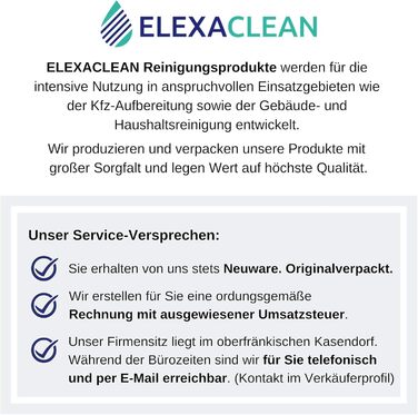 ELEXACLEAN Dishcloths (Set of 6, 68x42 cm, anthracite/dark grey) soft microfiber dish towels, waffle towels for the kitchen