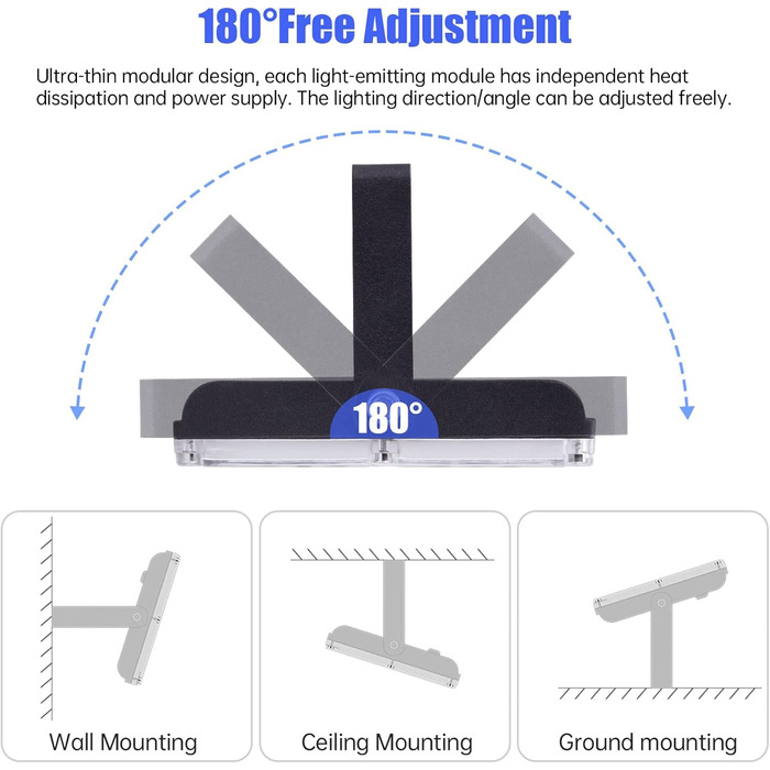 LED Floodlight 300W 30000LM Spotlight Outdoor Floodlight, 3000K Warm White Floodlight - IP65 Waterproof Floodlight Outdoor Wall Lights for Garden, Terrace, Garage, Sports Field, Factory, Workshop (10 Pieces, 100W Warm White)