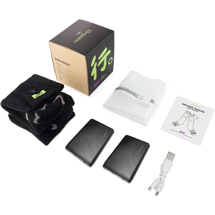 Електричні гріючі шкарпетки для жінок та чоловіків, з 4 режимами температури, керування через додаток, підігріваючі шкарпетки для активного відпочинку (піші прогулянки, катання на лижах, кемпінг, рибалка)