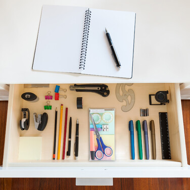 Relaxdays Drawer Organizer transparent