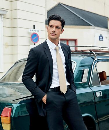 Набір краваток та нагрудних хустинок Enlision для чоловіків: краватка, нагрудна хустинка, краватоклип. Paisley, в клітинку. Для вечірок, весілля, бізнесу.