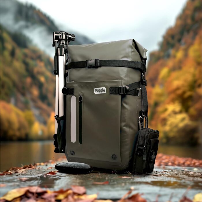 Waterproof Backpack, Versatile, Waterproof Bag, Dry Bag 20/30/45 L, with 3 Outer Pockets, Comfortable, RollTop, Beach, Boat, Kayak, Paddle, Canoe, Hiking, Camping, Fishing, Motorcycle