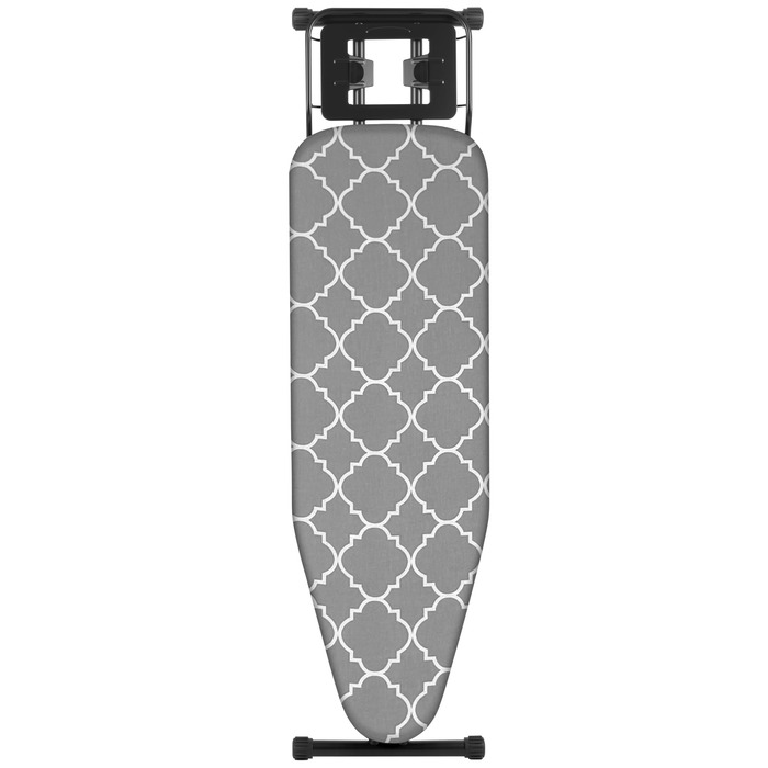 Складаний столик для прасування, 120 x 39 см, з великою підставкою для праски, регульована висота до 93 см