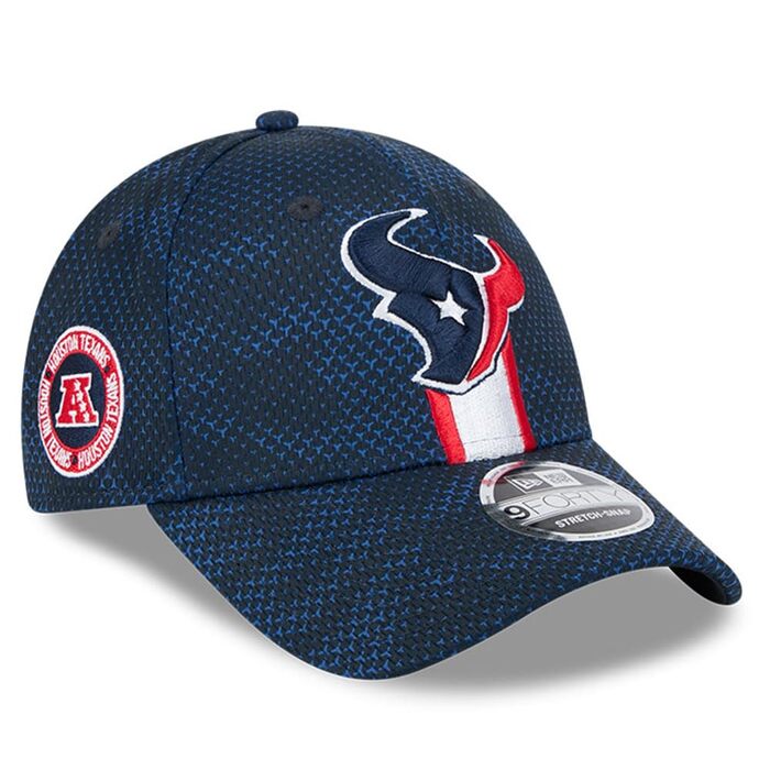 Кепка New Era NFL Sideline 2024 Houston Texans, регульована, 9Forty, бейсболка, американський футбол, snapback