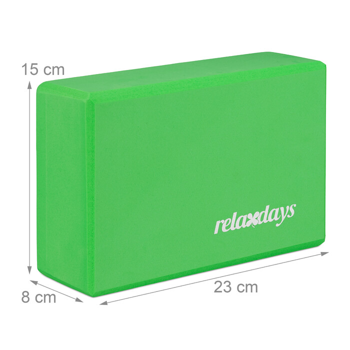 Relaxdays Yoga Block Set of 2