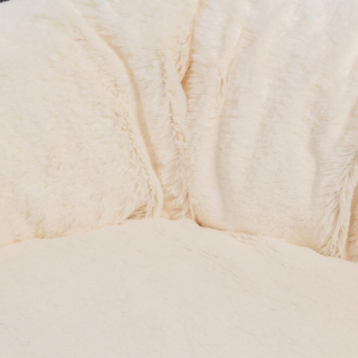 Кігтечка для котів Wallace & Jones Cameron - овальне ліжко-корзина, антрацит-бежеве, розмір S, 55 x 45 x 17 см