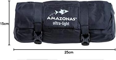 Ультралегка гамак AMAZONAS Moskito Traveller EXTREME з антимоскітною сіткою, 275x140 см, до 200 кг, чорний