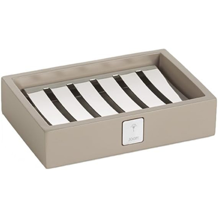 Joop! Soap Dish Home & Bath beige 12.5x8.5x3 cm 12.5x8.5x3 cm
