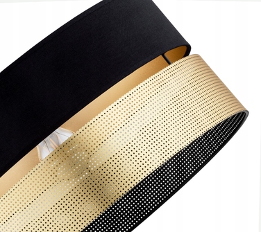 Підлогова лампа Elko-Lighting Dual E27 60 Вт, чорний та золотий