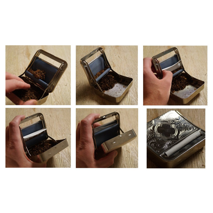 GERMANUS Rollbox Premium для сигарет, діаметр 6-8 мм, довжина 70 мм - ручна машинка для скручування