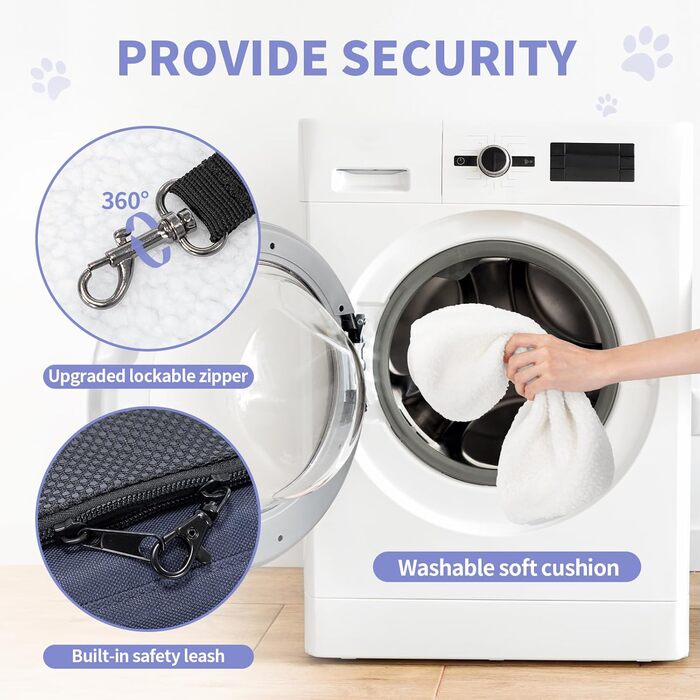 Транспортна сумка Petsfit для котів та собак | Авіапереліт, авто, поїзд | Синя, середній розмір