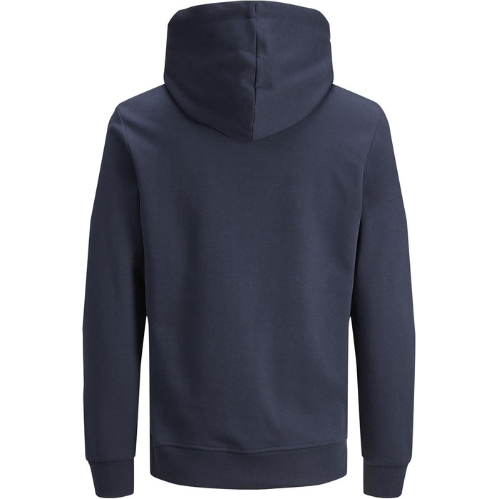 Чоловічий худі Jack & Jones JJ Basic Noos темно-синього кольору, розмір M