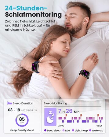Смарт-годинник чоловічий Neue з ЕКГ, HRV, вимірюванням глюкози та сечової кислоти, AMOLED 1.97
