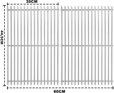 Решітка для гриля Weber Spirit 300 Series (7638), суцільна чавунна решітка, сумісна з E310, E320, E330, SP310, Genesis Silver B/C, замінна решітка для Weber II 300