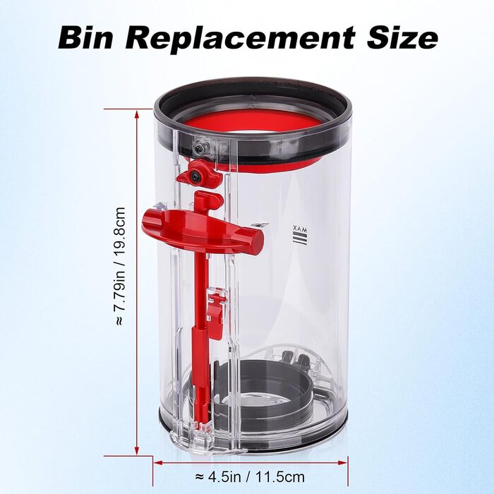 Замінний контейнер для пилу Dyson V10 SV12 Animal/Absolute (969509-01)