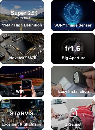 Автомобільний відеореєстратор FITCAMX для Toyota C-HR (2017-2020) 4K WiFi, 64GB, чорний/сірий/срібний