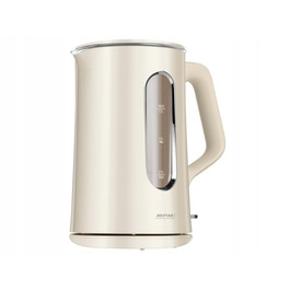 Електричний чайник MPM MCZ-126 B1, 2200 Вт, 1,5 л, бежевий/коричневий