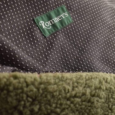 Підстилка для собак Rommets Petbed, 70 x 100 см, оливковий колір. Тепла, водонепроникна, з антиковзаючим покриттям. Легко миється.