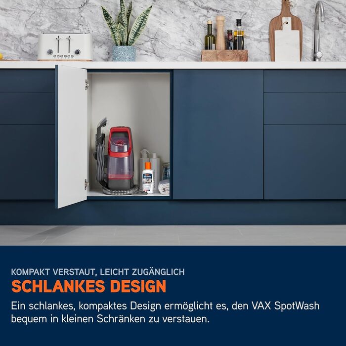 Портативний відпарювач Vax SpotWash Duo для чищення плям на килимах та м'яких меблях з насадкою для тварин, аксесуари для щоденного прибирання, насадки для різних поверхонь та миючий розчин (Spotwash EU)