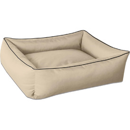 Ліжко для собак BedDog MAX, XXL, бежеве, 120 x 85 x 23 см, знімний та пральний чохол, для великих собак, колір пісок