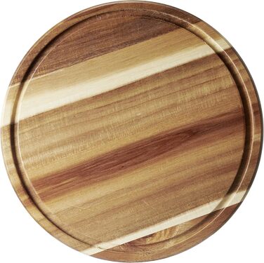 LEONARDO HOME Wooden Cheese Board and Glass Cloche, Cheese Board with Glass Dome, 2-Piece Set, Ø 280 mm, 018519