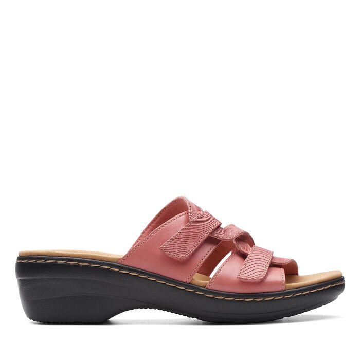 Сандалі жіночі Clarks Merliah Karli шкіряні, колір пудрово-рожевий, розмір 40 EU