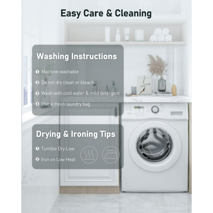 Шторка для душу Uniclife Біла, 180x180 см, вафельна текстура, водовідштовхувальна, 100% поліестер, з 12 нержавіючими люверсами, з 12 металевими гачками та обтяженим краєм, H183 x B183 см (1 шт.)