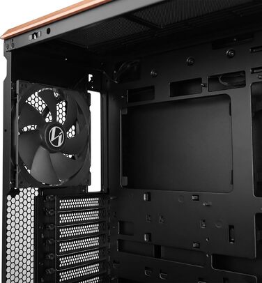 Корпус Lian Li Lancool 217: Чорний ATX Midi-Tower з темперованим склом, 5 вентиляторів, шпон дуба, сітчаста передня панель, підтримка Back-Connect