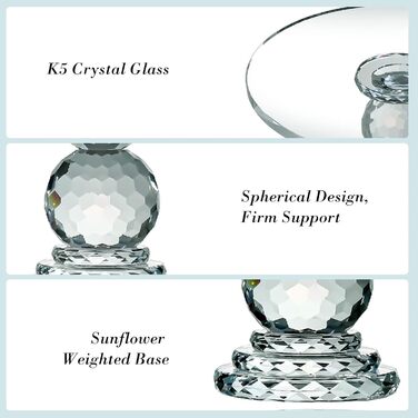 Тортниця скляна з ніжкою, діаметр 27 см, прозора - Uten