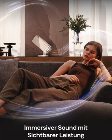 Smart проєктор Aurzen Boom Air Mini Beamer з Google TV та Netflix, 4K, USB-C, Dolby Audio, WiFi, Bluetooth, TOF автофокус, обертовий стійкий, кремовий