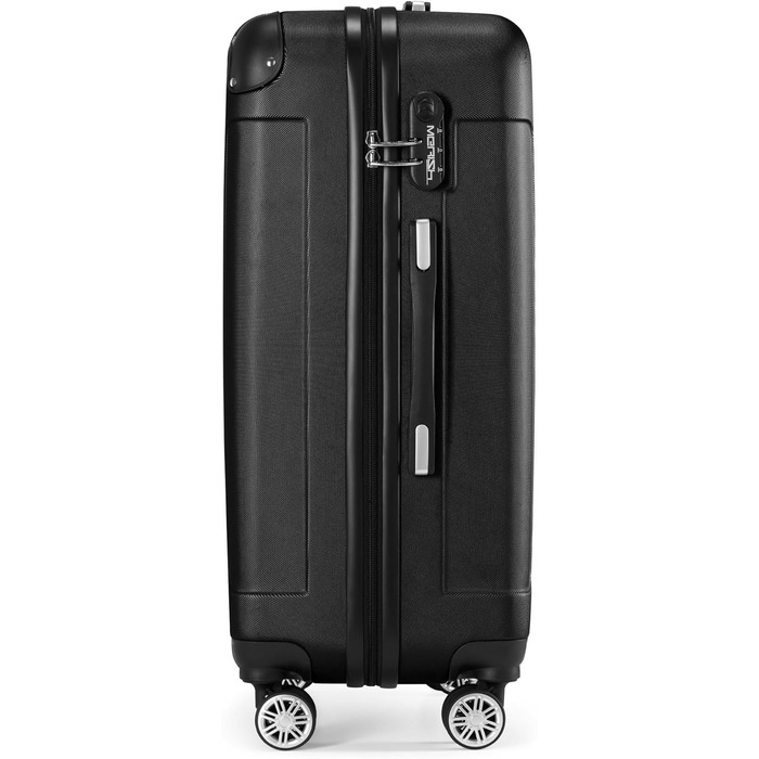 Набір валіз Merish 3шт. з жорстким корпусом, коліщата-двоєколіща, 9 кольорів (включно з чорним)