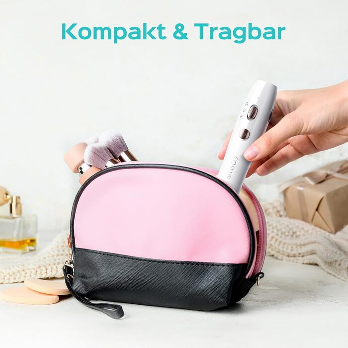 Професійний набір для манікюру та педикюру Coslus: електрична фрезер з регулюванням швидкості, світлом, металевими насадками та USB-C зарядкою